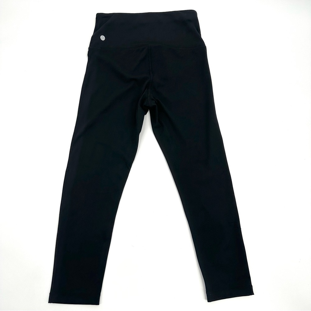 ZELLA Crop Leggings Womens XS Black Capri 21” Inseam Yoga Workout Pant Gym